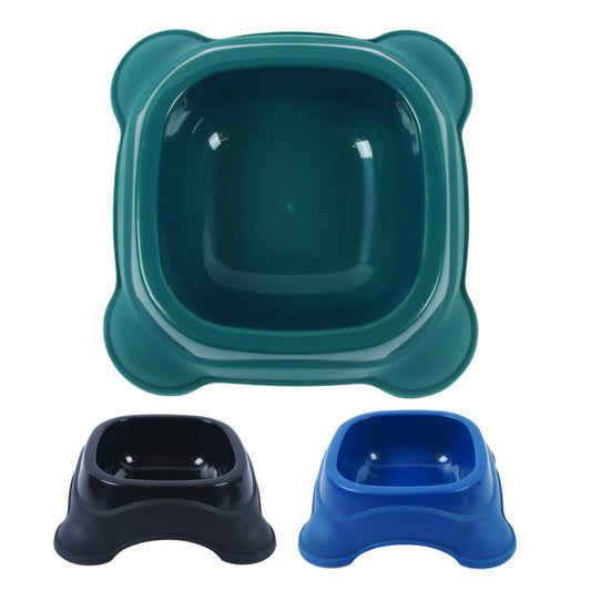 M–Pets PLASTIC SINGLE BOWL – Black, Blue, Turquoise - Petzone Kenya