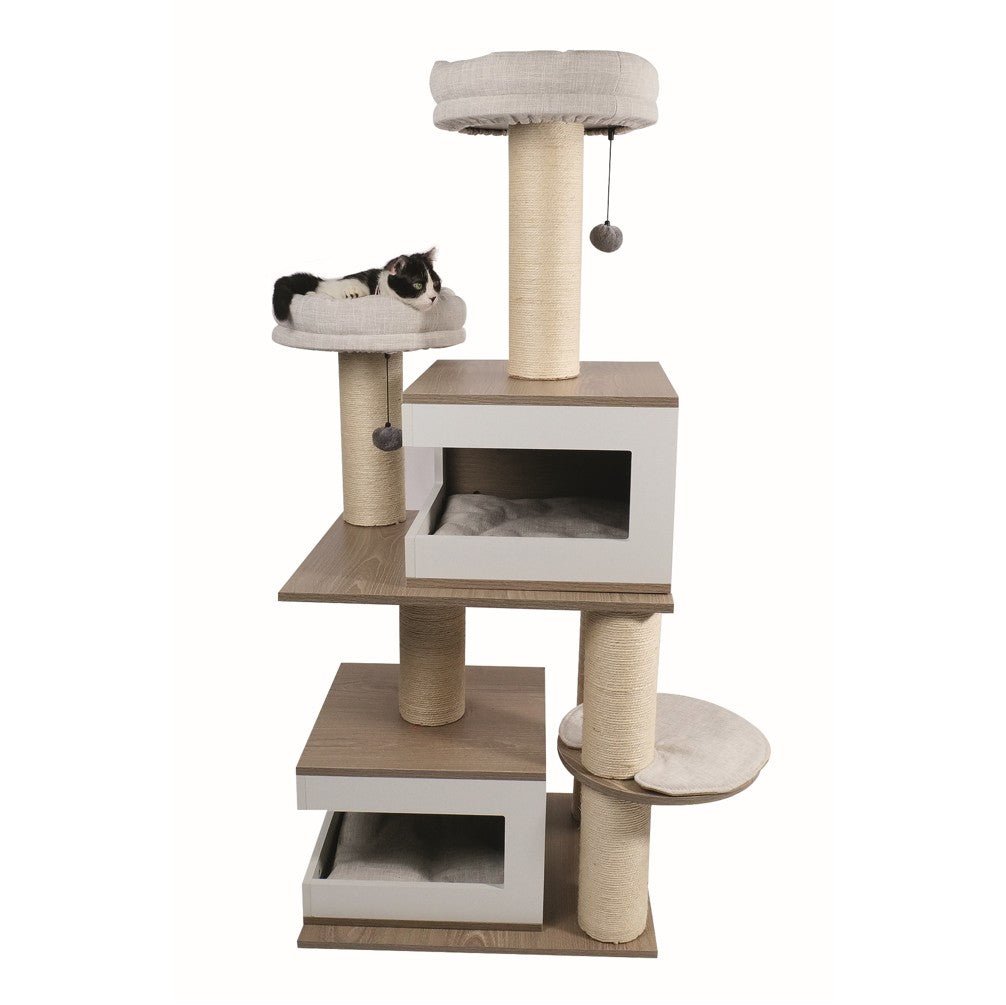 MPETS CatElite Cat Tree Beige - Petzone Kenya