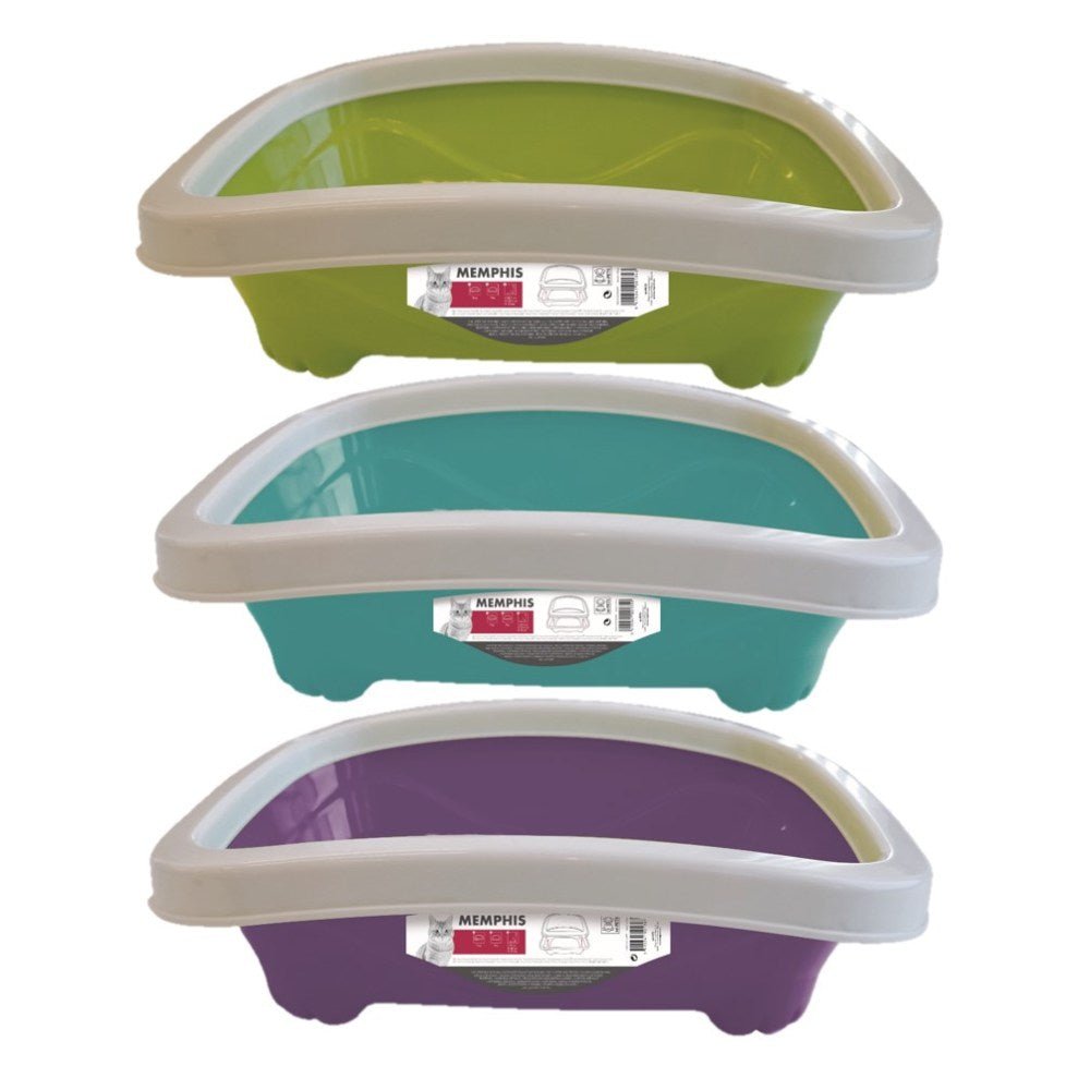 MPETS MEMPHIS - CAT LITTER TRAY WITH RIM - Petzone Kenya
