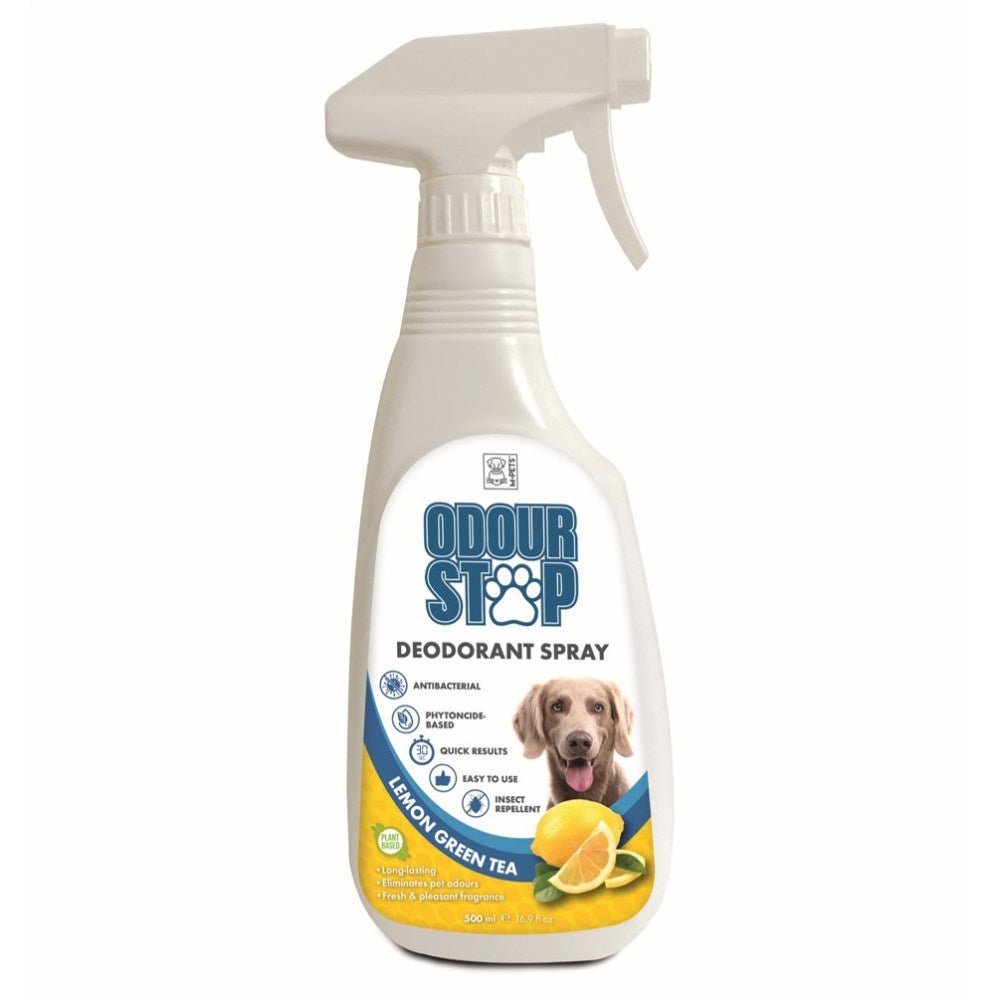 MPETS ODOUR STOP Deodorant Spray - Lemon Green Tea 500 ml - Petzone Kenya