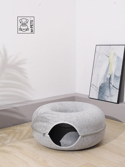 M–Pets DONUT Tunnel Bed - Md