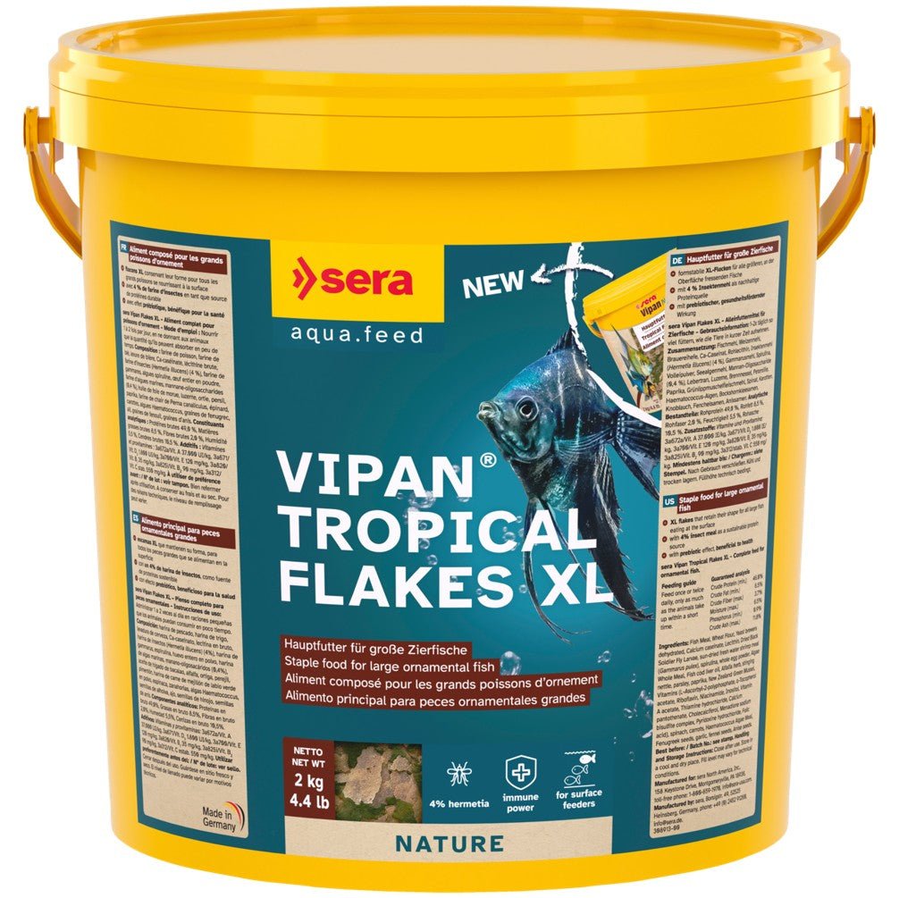 SERA Vipan Tropical Flakes XL - Nature 2Kg (10L) - Petzone Kenya