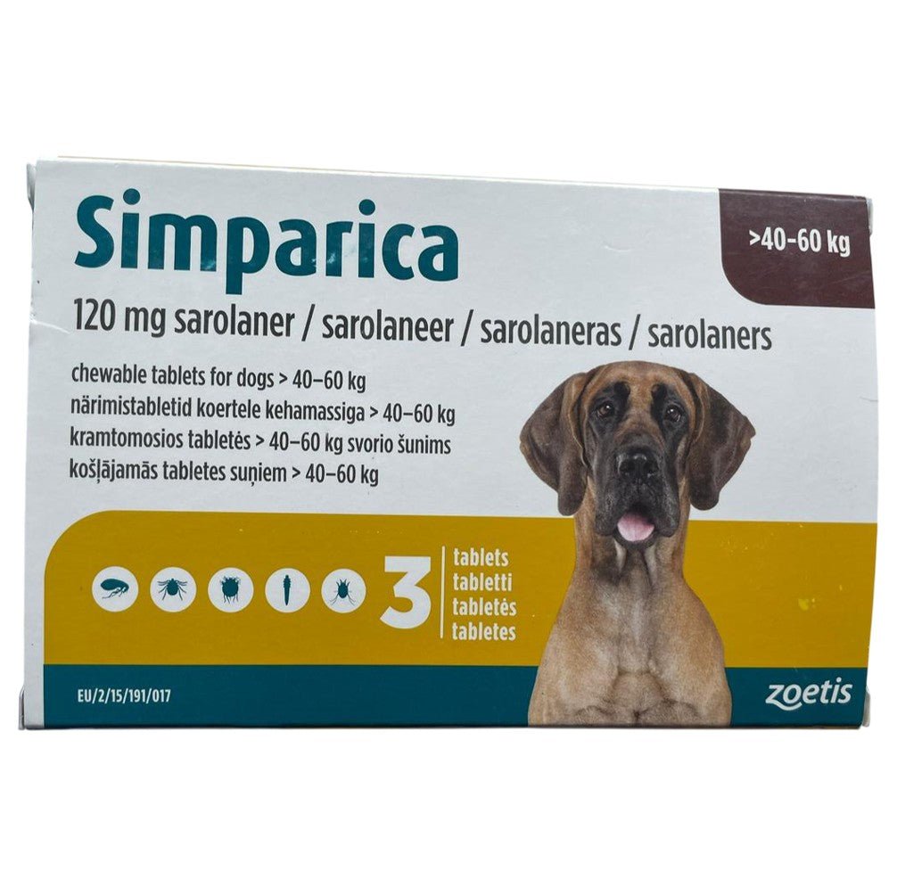 Simparica (Sarolaner) Chewables for Dogs - Petzone Kenya
