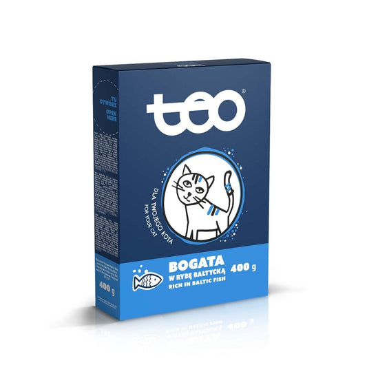 TEO Dry Cat Food – Rich in Baltic Fish 400Gr - Petzone Kenya