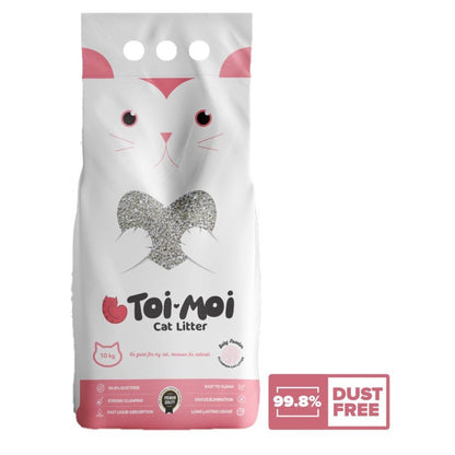 TOI - MOI Aura Baby Powder Scented Clumping Cat Litter - Petzone Kenya