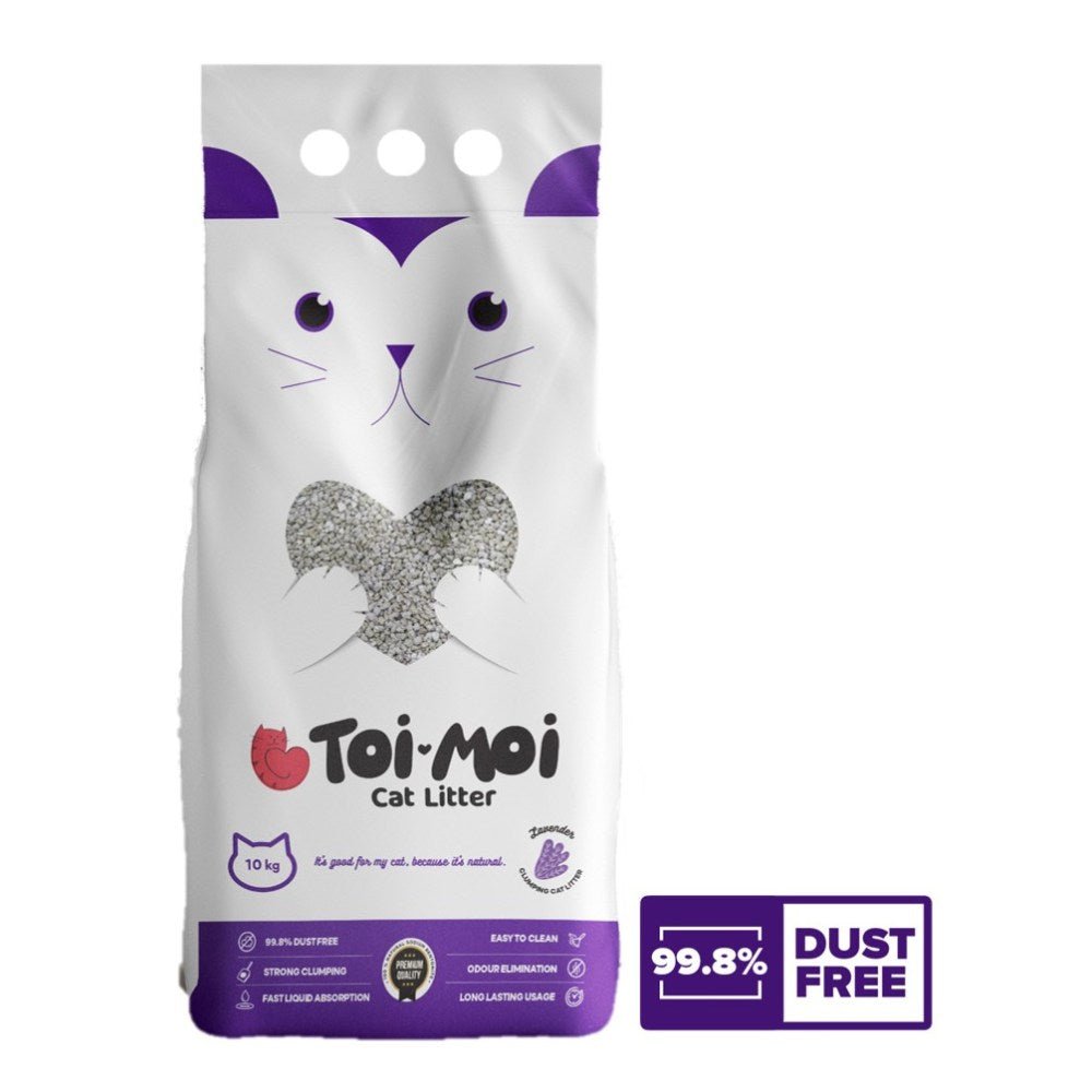 TOI - MOI Flora Lavender Scented Clumping Cat Litter - Petzone Kenya