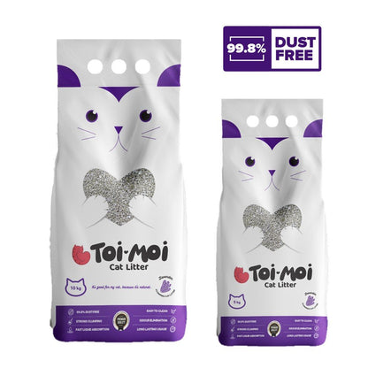 TOI - MOI Flora Lavender Scented Clumping Cat Litter - Petzone Kenya