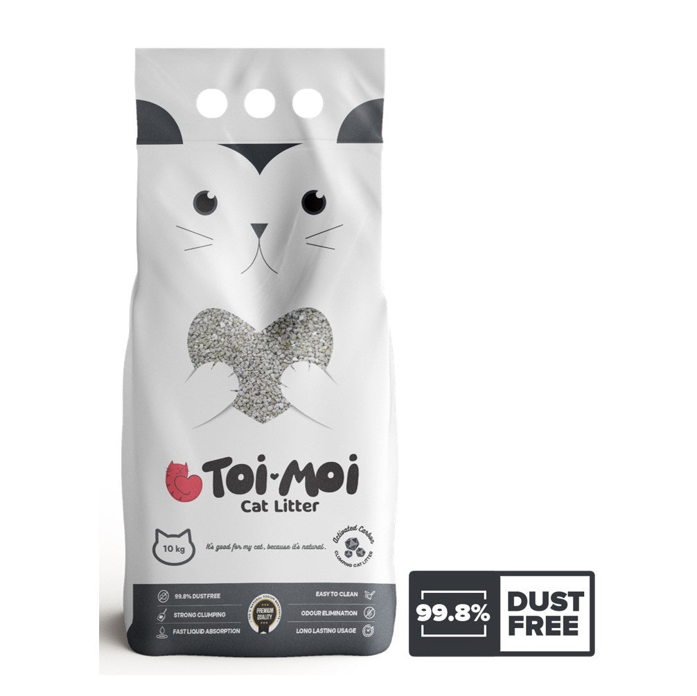 TOI - MOI Natura Activated Carbon Clumping Cat Litter - Petzone Kenya
