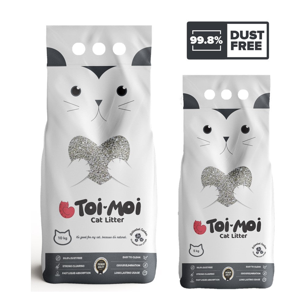TOI - MOI Natura Activated Carbon Clumping Cat Litter - Petzone Kenya