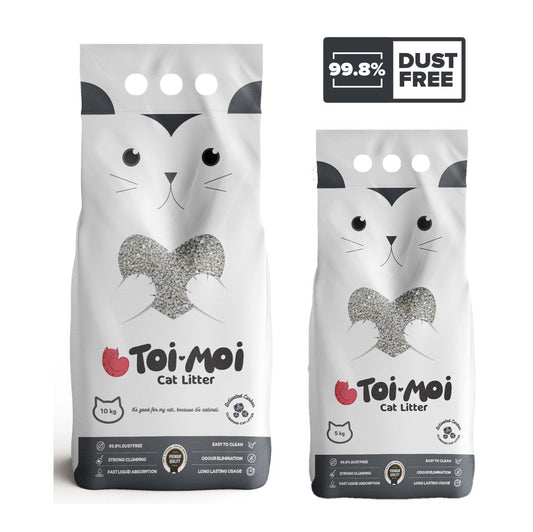 TOI - MOI Natura Activated Carbon Clumping Cat Litter - Petzone Kenya