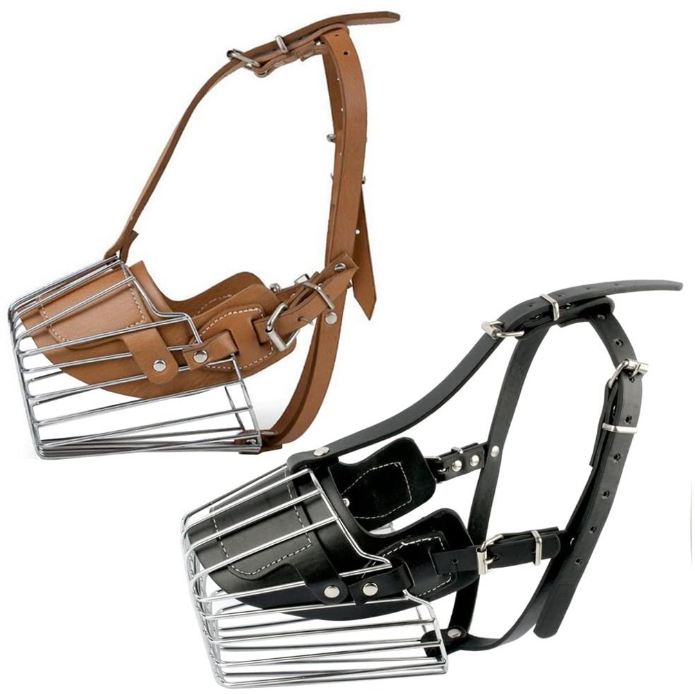 Steel dog best sale muzzle